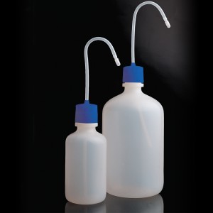 Wash bottle 1000 ml, LDPE, HDPE cap
